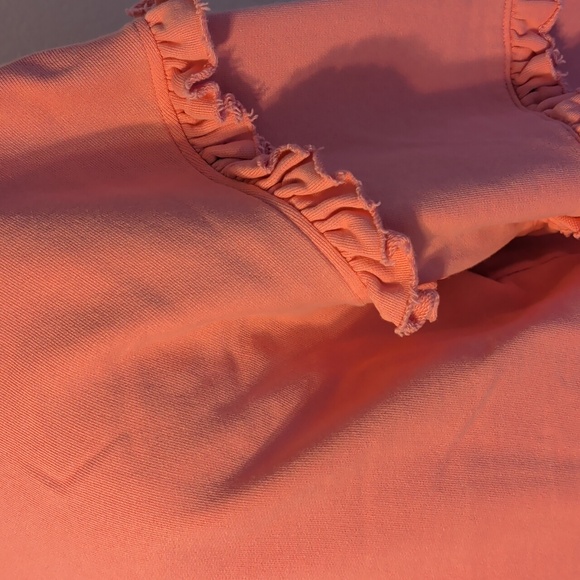 Pink Ruffle Sweatshirt - Picture 3 of 6